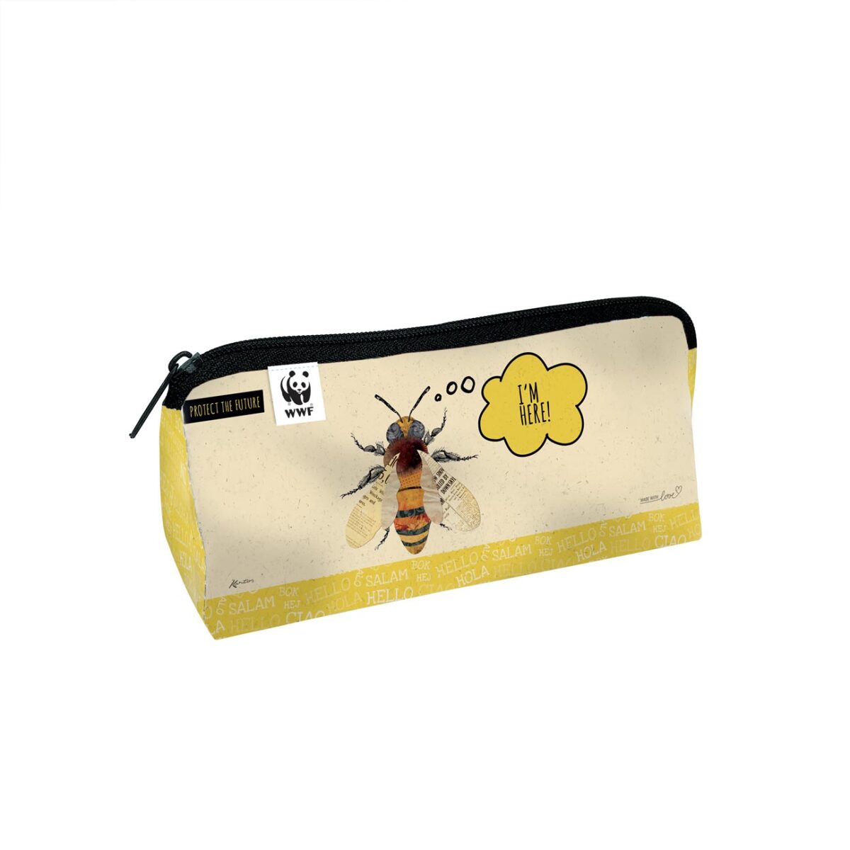 Astuccio In Vera Pelle Made In Italy - 21x5x5 Cm, Cerniera Metallo, Colore Nero - Foto 2